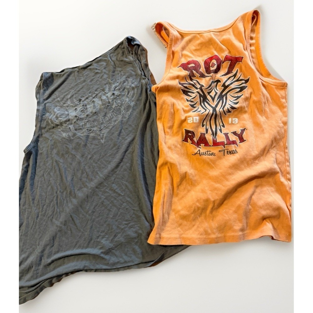 ROT‎ Rally Austin Texas Tank Top Bundle 2 Biker Graphic